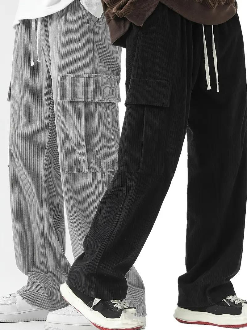 Men's Corduroy Cargo Pant Pack of 2